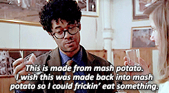 Richard Ayoade, host of Travel Man, and not fond of eating a lot of foreign foods.